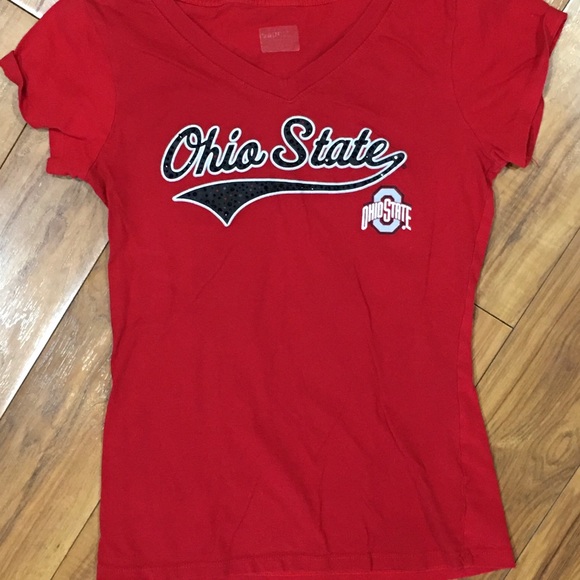 Ohio State Buckeyes tee shirt top football - Picture 2 of 7